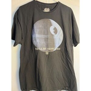 Star Wars Death Star "This Is My Happy Place" T-Shirt XL – Used Good
